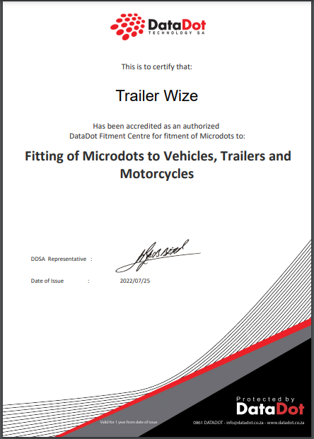 DataDot Cert DataDot Cert